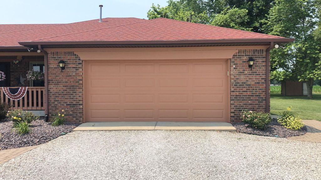 Designed garage door in Fishers