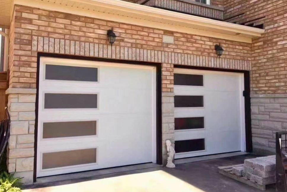 Design garage door with windows