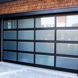 Black Aluminum Garage Door