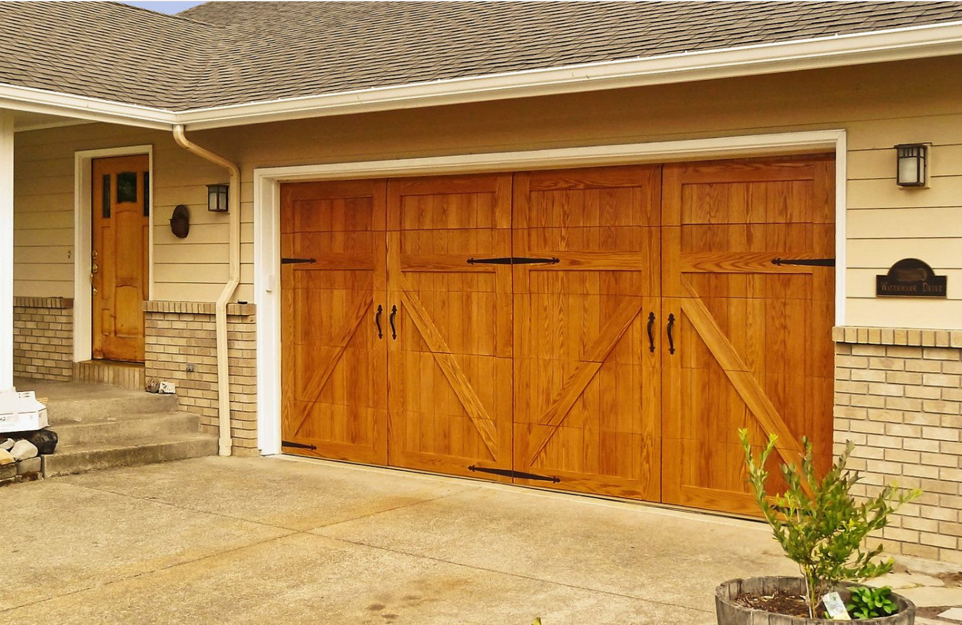 Kitchener wood designed garage door