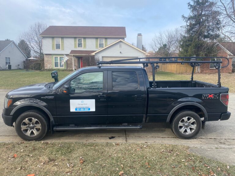 Garage Door Indianapolis service truck on a Noblesville call