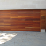 wooden style garage door
