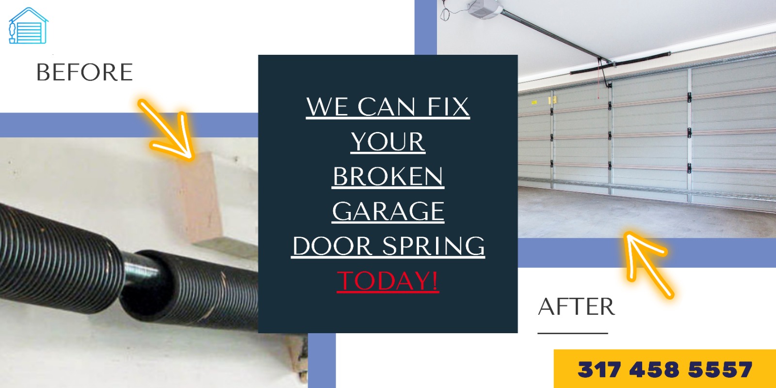 garage door spring repair same day