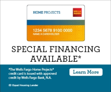Wells Fargo financing garage door
