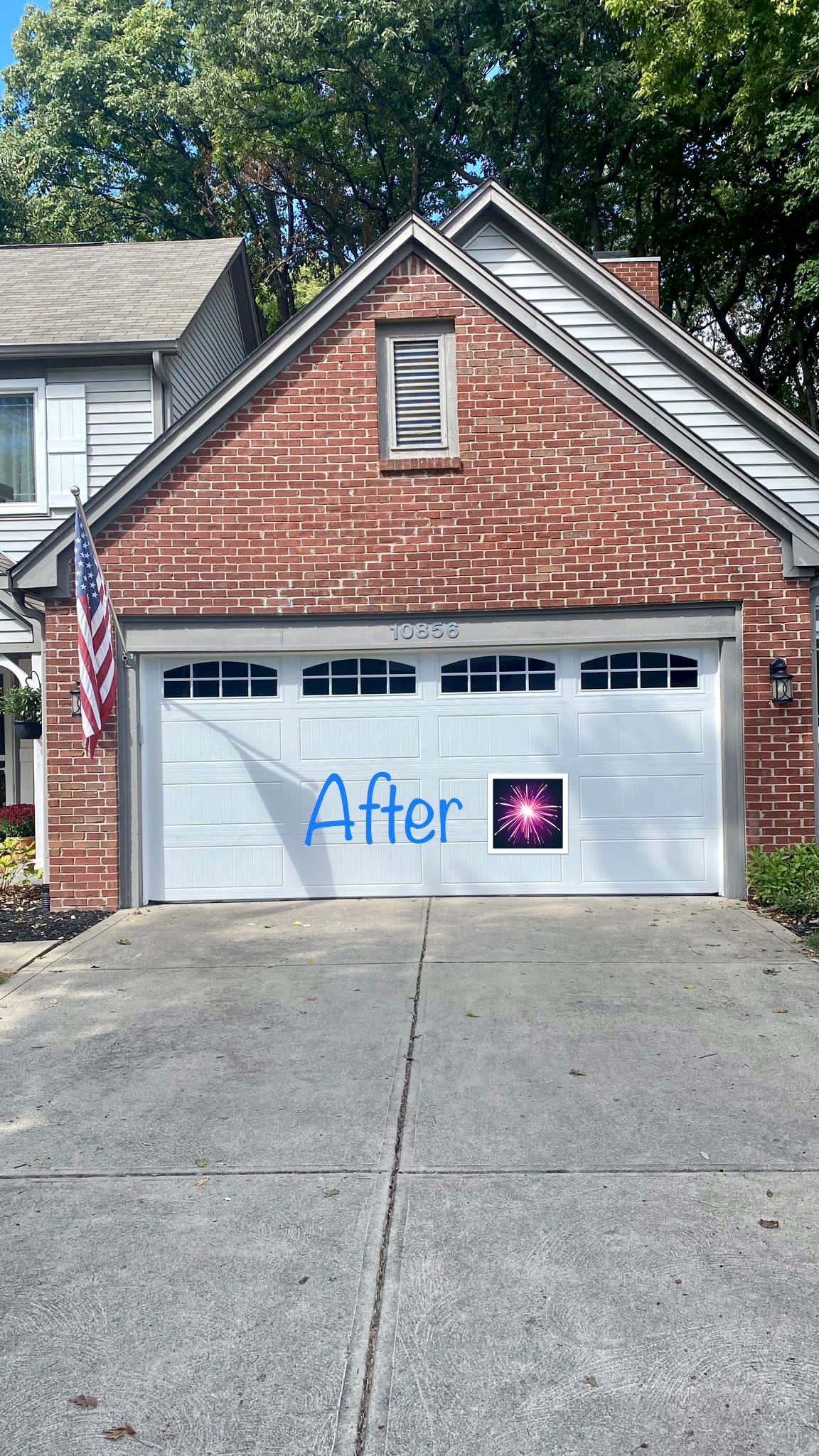 New Garage Door With Windows In Fishers IN