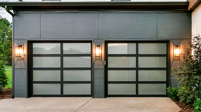 Aluminum garage door
