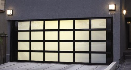 Aluminum garage door