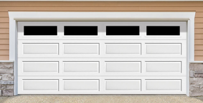 Garage Door With Tinted Windows