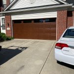 brown oak color door